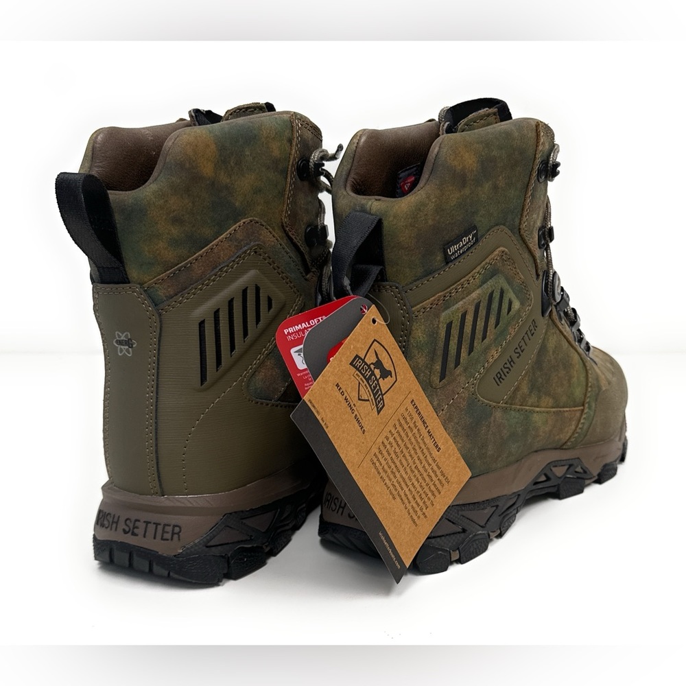 Red Wing Irish Setter Pinnacle 9” Mens Waterproof Work shoes/Hunt Boot - Picture 14 of 14